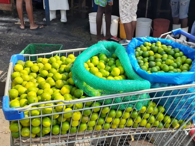 Por el Coronavirus, se encarece el limón en Cartagena