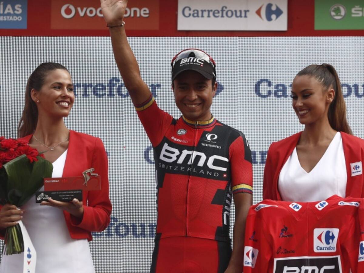 Darwin Atapuma conserva el liderato de La Vuelta por tercer día consecutivo