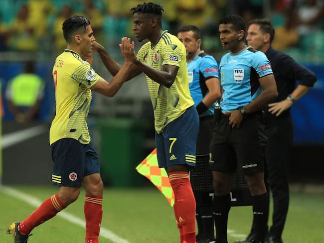 Falcao y Duván Zapata en Copa América 2019