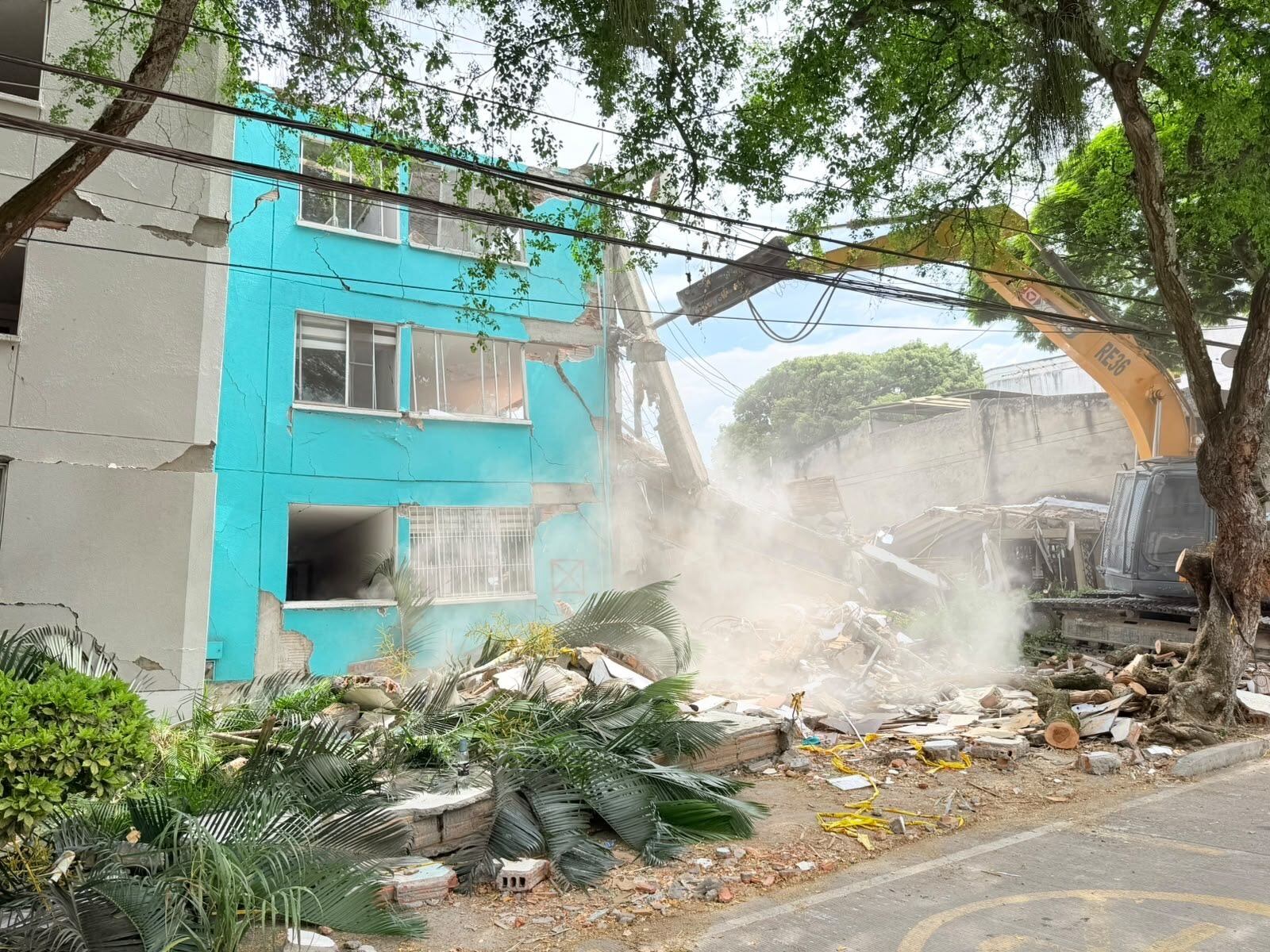 El edificio María Mercedes Lloreda, en Cuarto de Legua, fue el primero de 11 estructuras que serán intervenidas.
