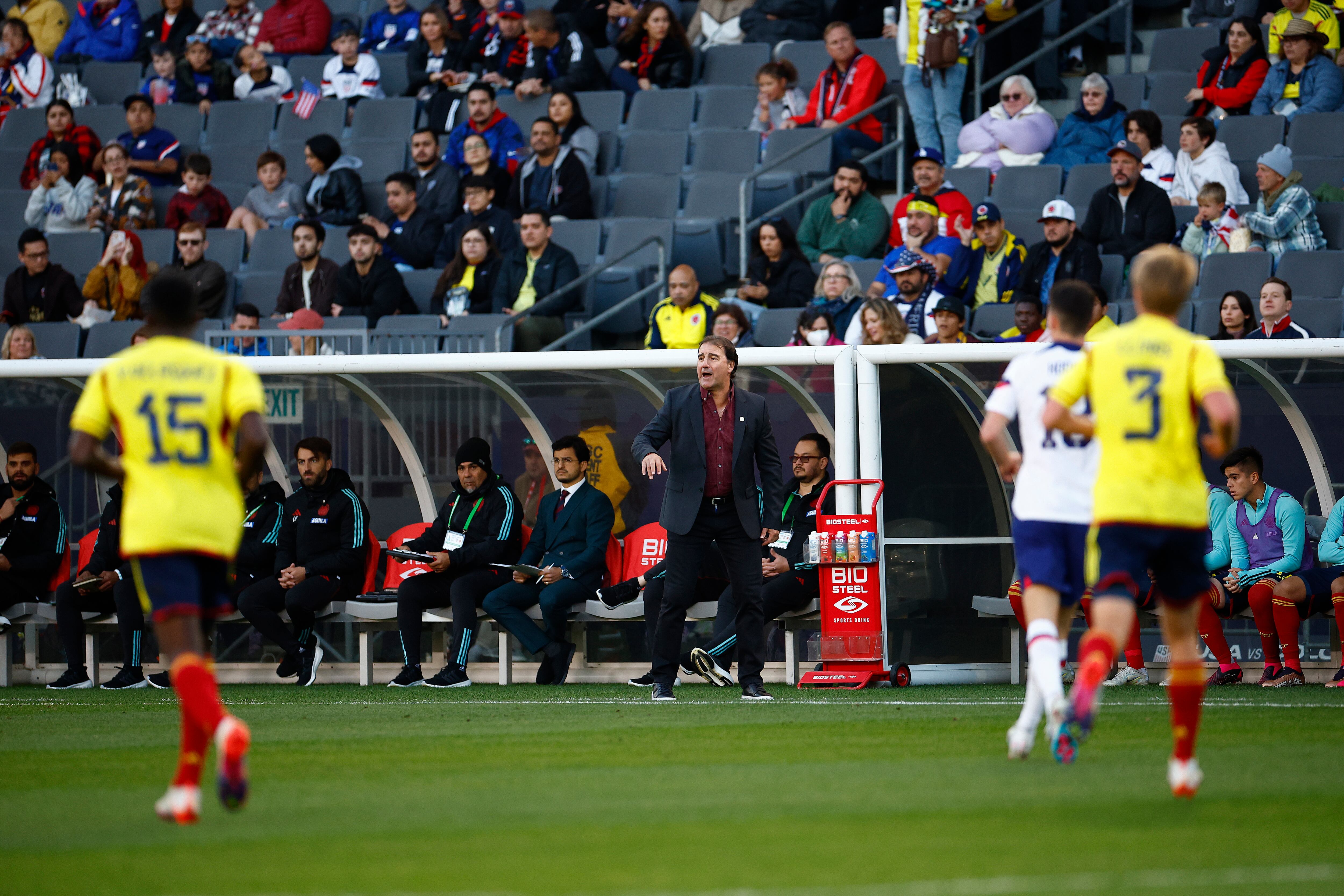 Néstor Lorenzo tiene otra baja en la Selección Colombia. (Photo by Ronald Martinez/Getty Images)