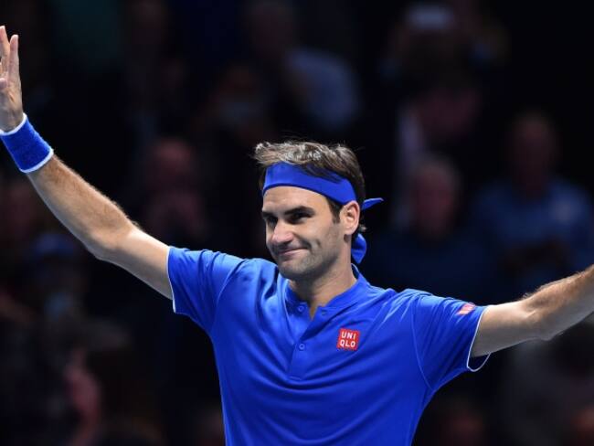 Roger Federer venció a Dominic Thiem en Nitto ATP Finals
