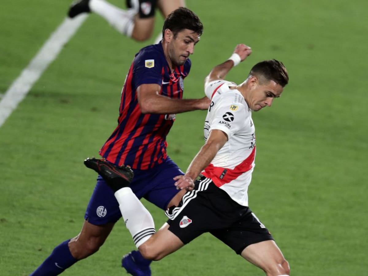 Con Borré y Carrascal, River cayó en casa ante San Lorenzo
