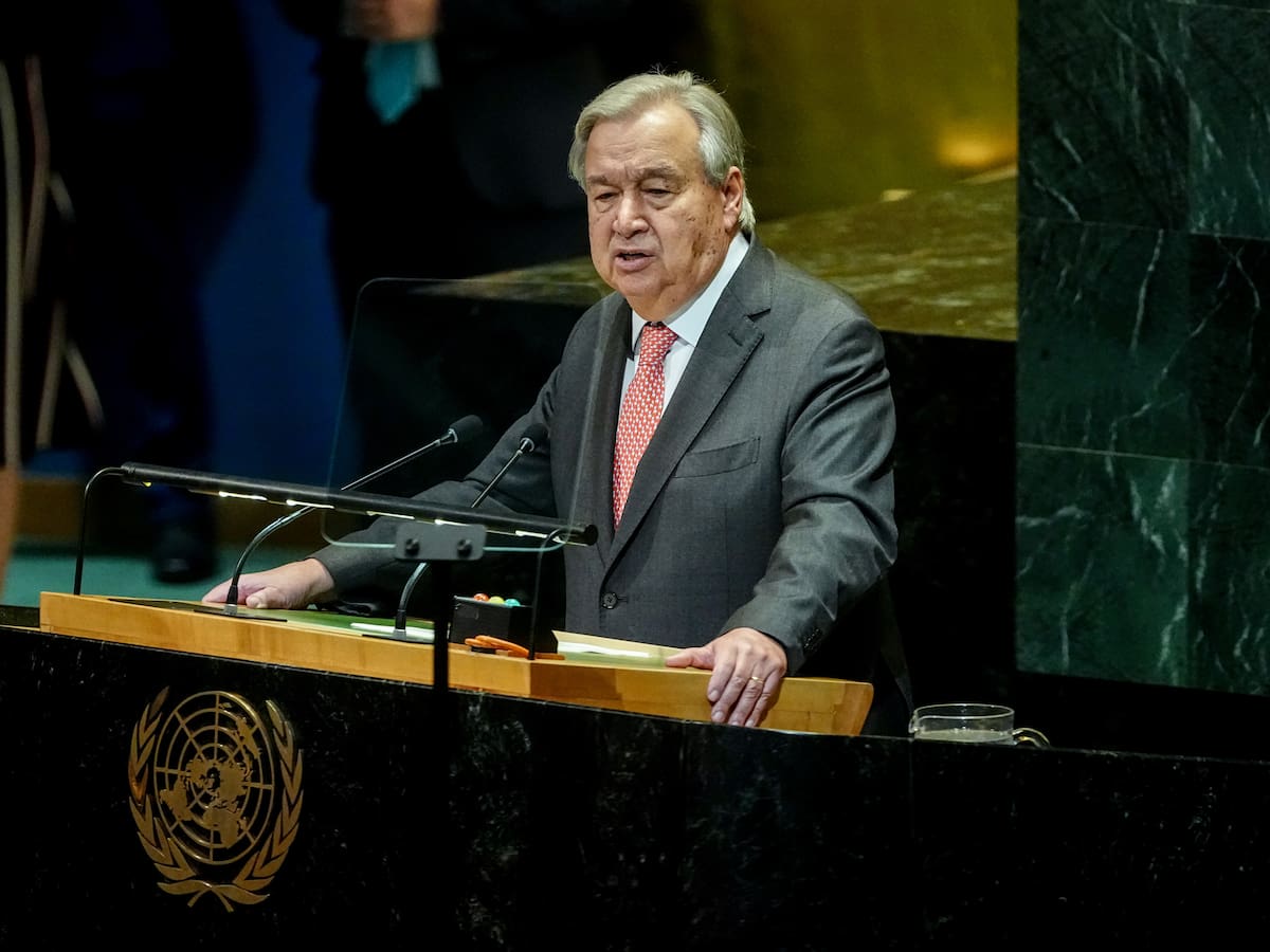 Los principios de la ONU están bajo asedio: Guterres abre la Asamblea General con fuerte advertencia