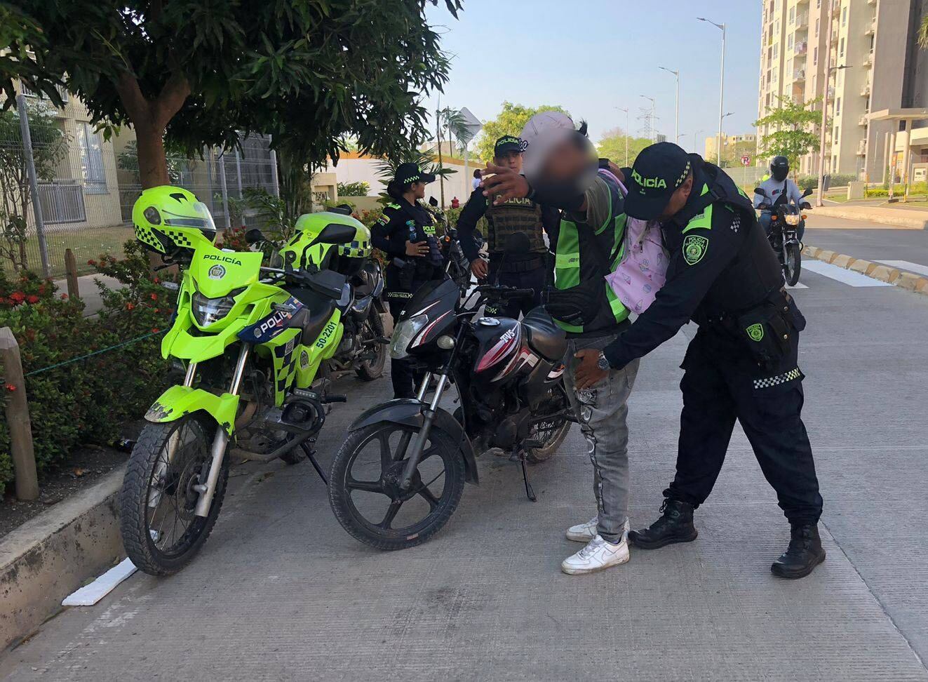 Operativos policiales en Cartagena. // Policía de Cartagena