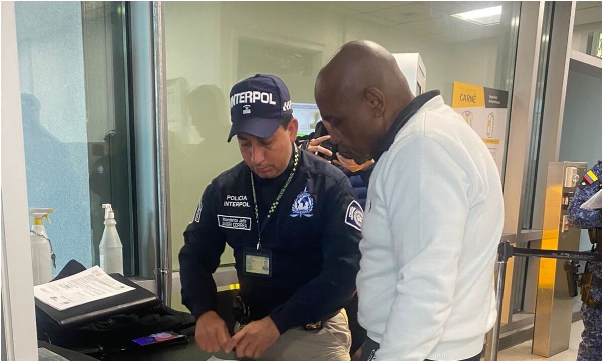 Omar Ambuila, exfuncionario de la DIAN. Cortesía: DIJIN Policía.