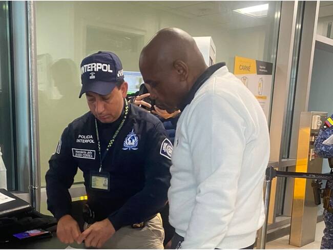 Omar Ambuila, exfuncionario de la DIAN. Cortesía: DIJIN Policía.