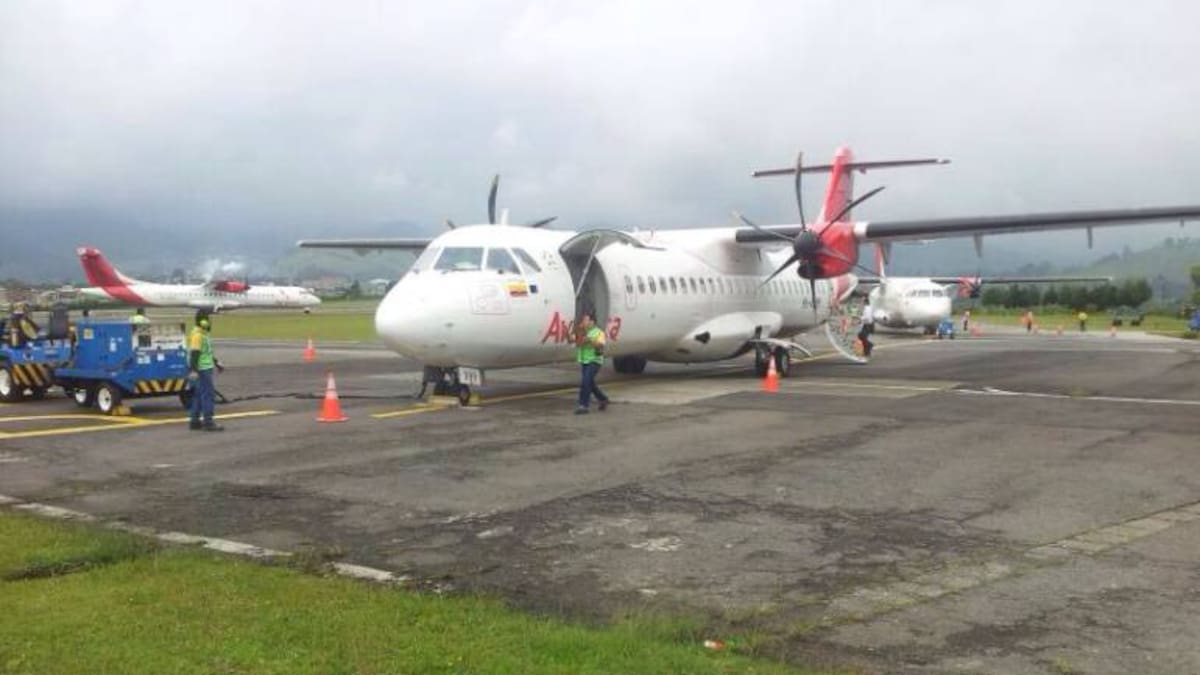 360 pasajeros se vieron afectados por el cierre del aeropuerto la Nubia