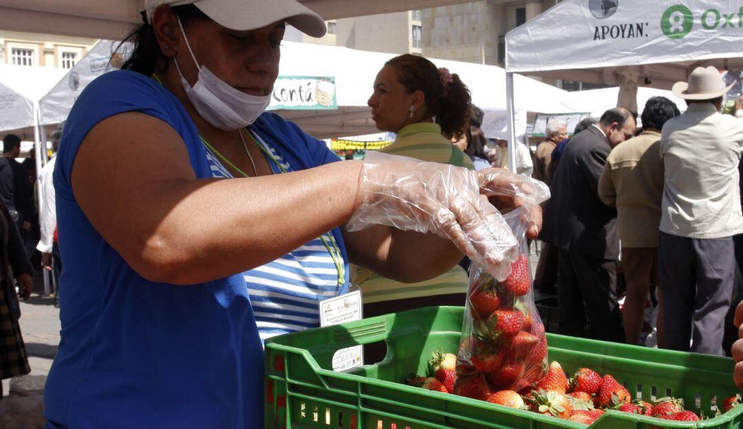 Mercado campesino. Foto de referencia