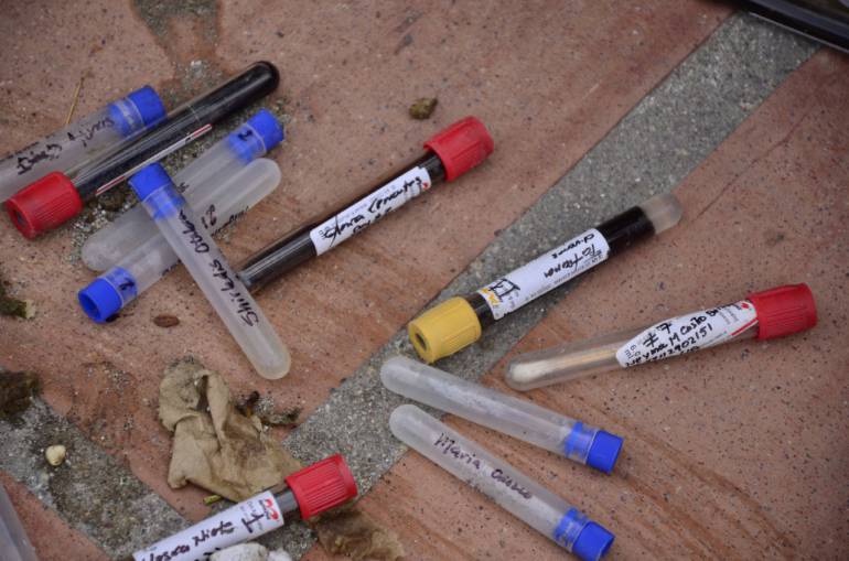 Desechos hospitalarios en Santa Marta. /FOTO ALCALDÍA