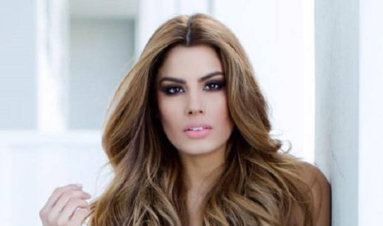 Ariadna Gutierrez, ex Señorita Colombia. 