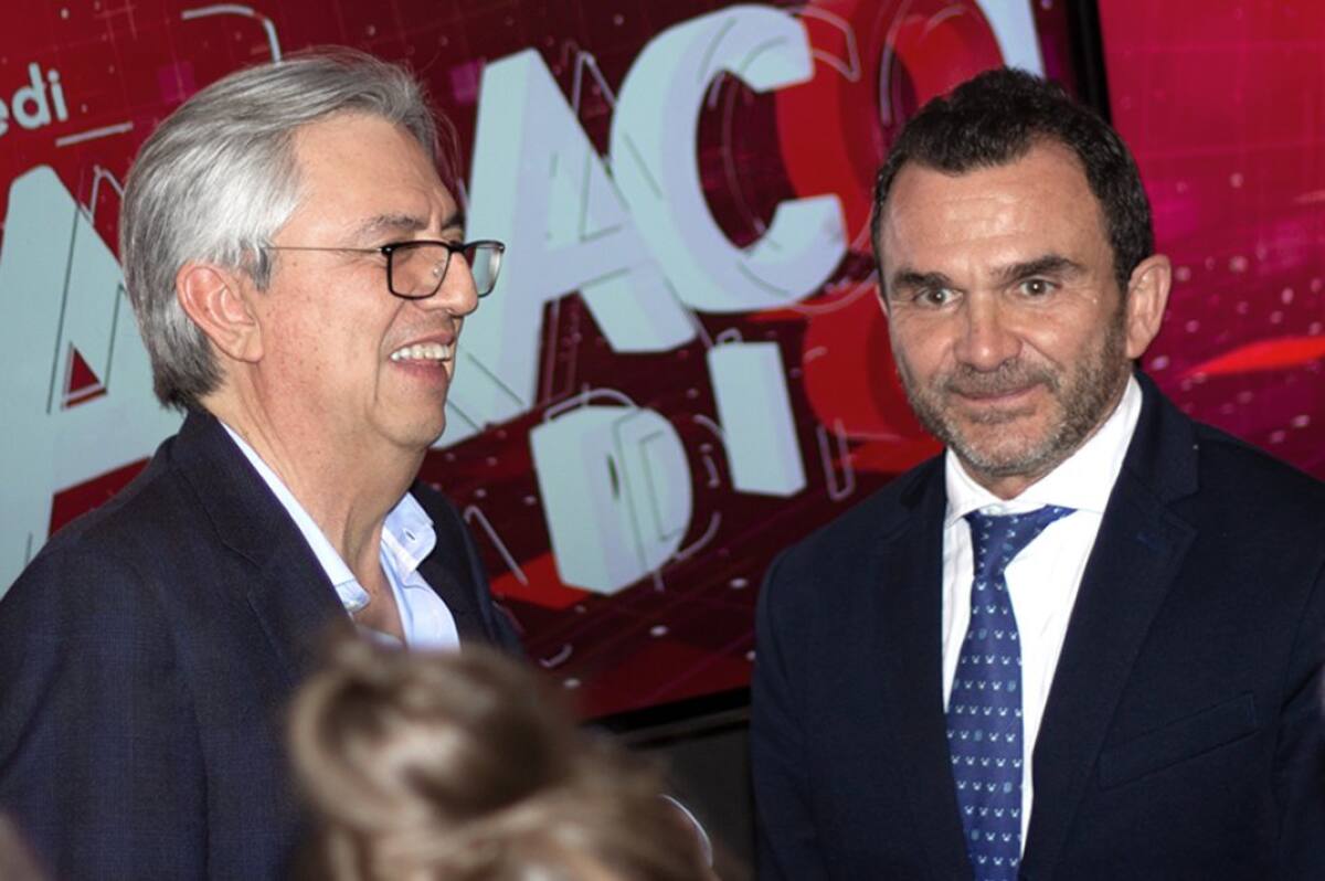 Ricardo Alarcón e Ignacio Reglero, de Caracol Radio.