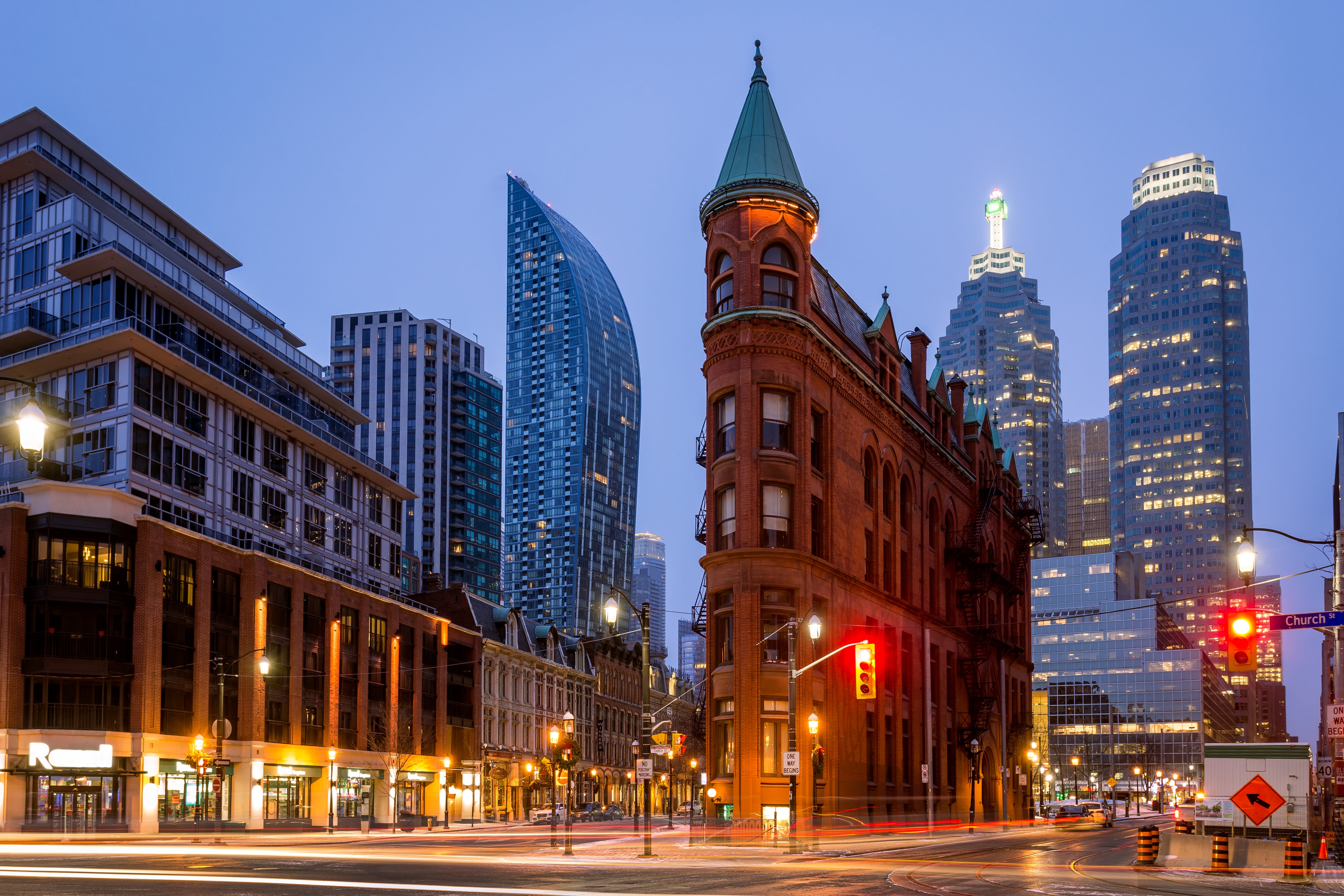 Edificio Gooderham de Toronto, Canadá, cerca al King West. (Crédito: Getty Images)