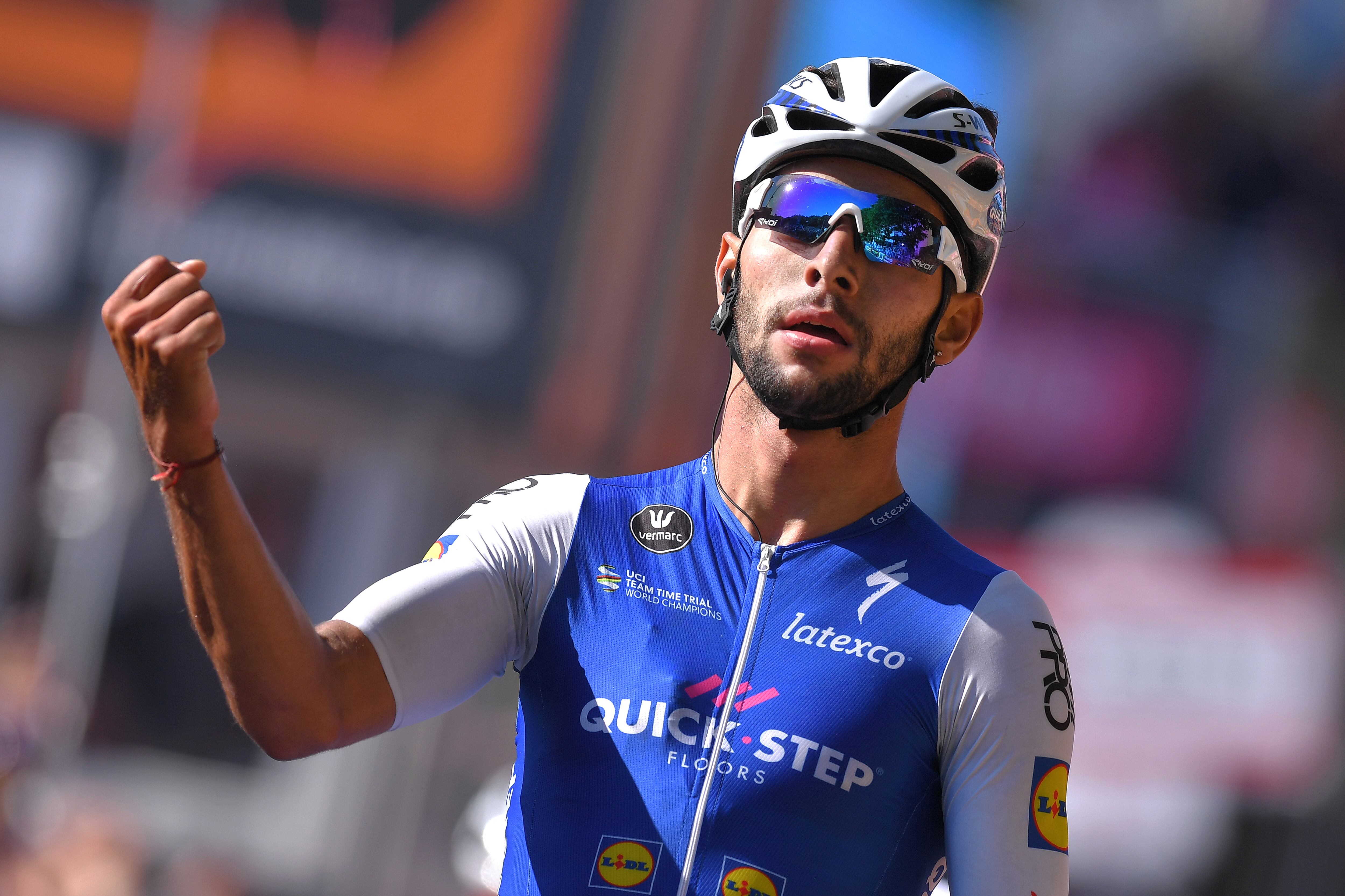 Fernando Gaviria llegó a ser líder de un Tour de Francia durante su mejor época en el Quick Step. (Photo by Tim de Waele/Corbis via Getty Images)