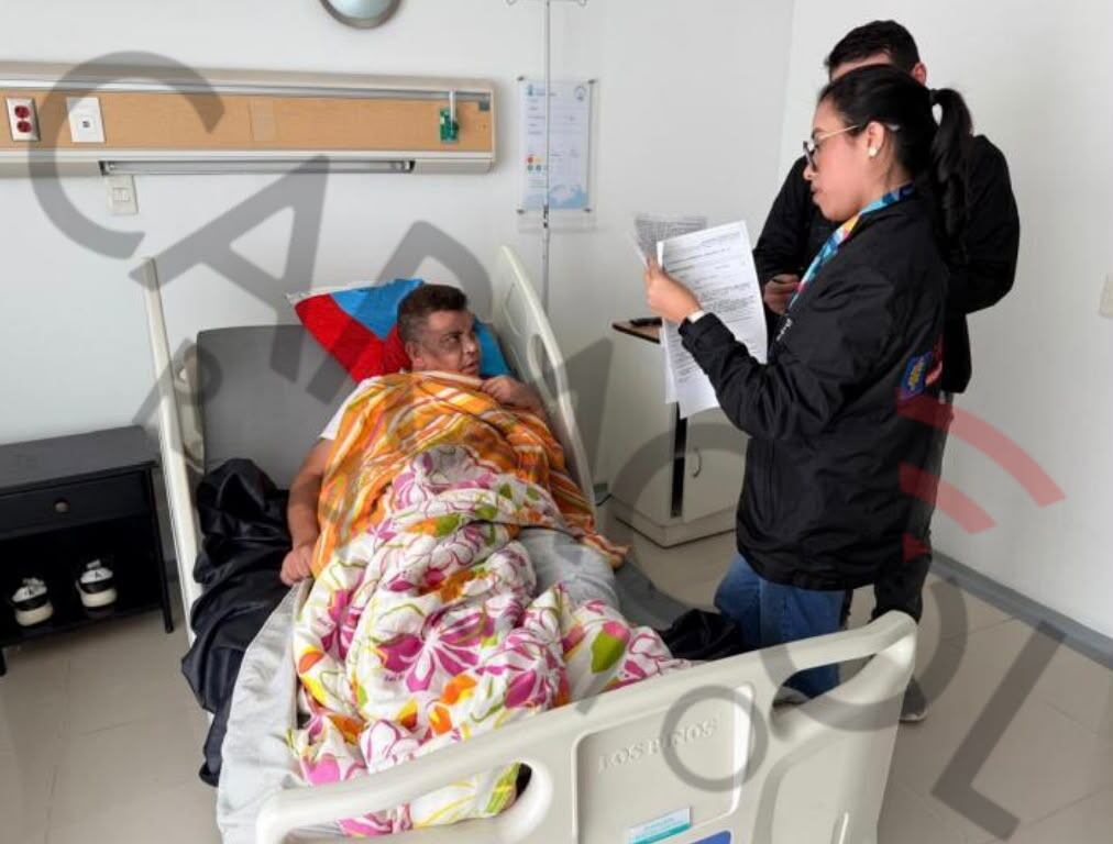 Allanamiento del 26 de agosto en la habitación de Gustavo Bolaños 2 Foto: Suministrada a Caracol Radio