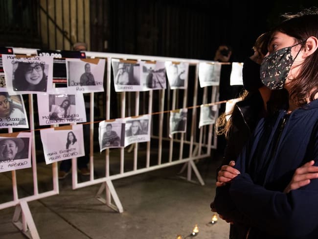 Homenaje a los periodistas asesinados en México durante este año.