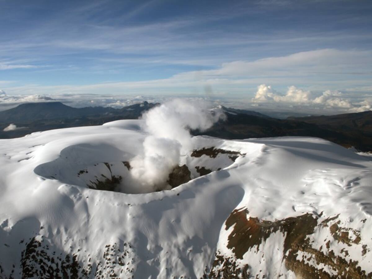 Servicio Geológico hace un llamado a los visitantes de la zona del Volcán Nevado del Ruiz
