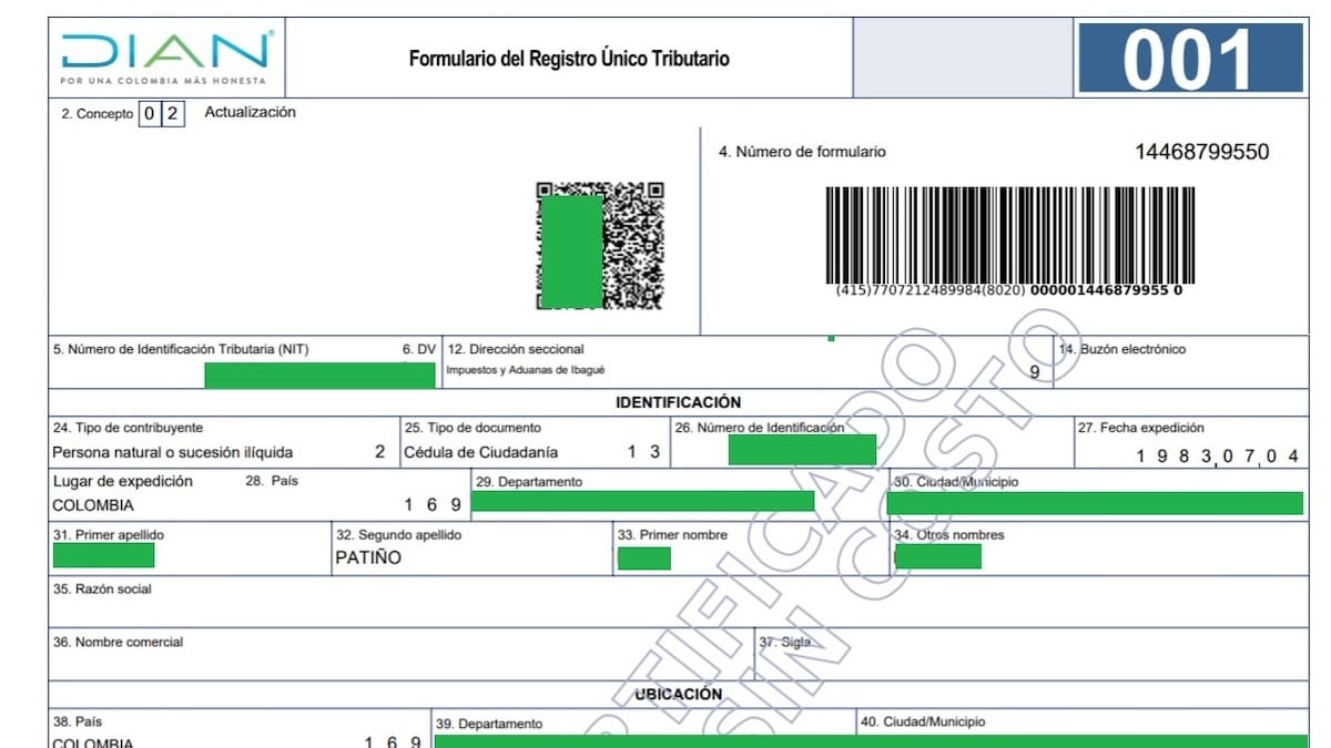 Cómo descargar el RUT con el número de cédula? Link y pasos para hacerlo