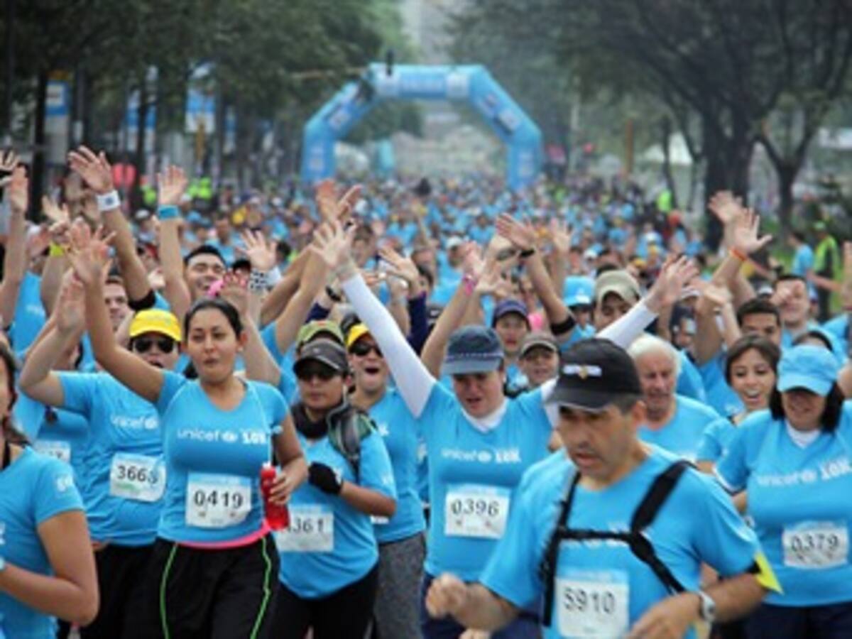 Bogotá le cumplió a la carrera 10k de Unicef
