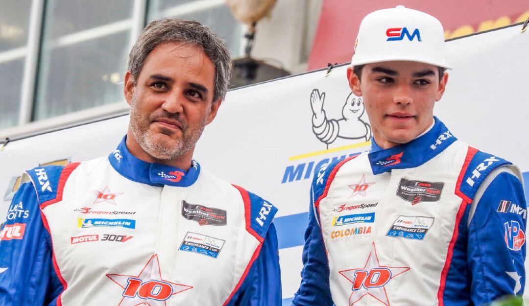 Juan Pablo Montoya y Sebastián Montoya