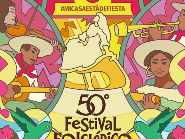 En 2024, el Festival Folclórico Colombiano celebra 50 años