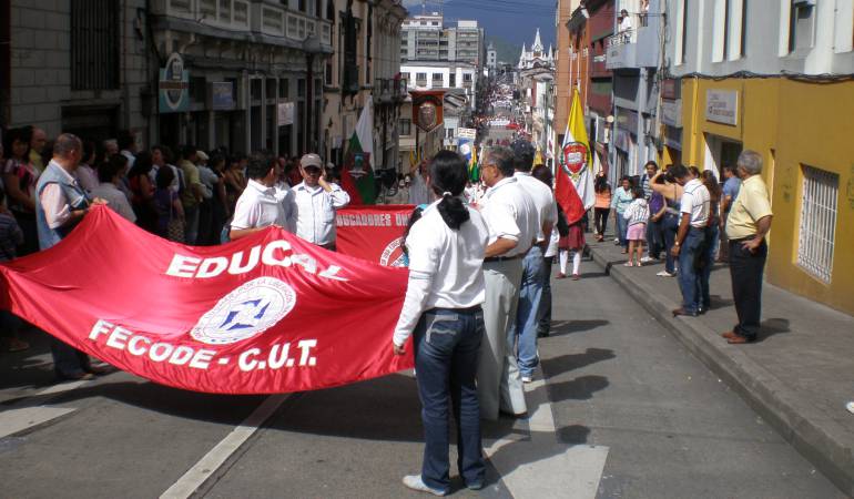 El 10 de mayo los profesores marcharán en Manizales