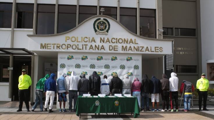 Policía en Manizales desmanteló banda dedicada al microtráfico