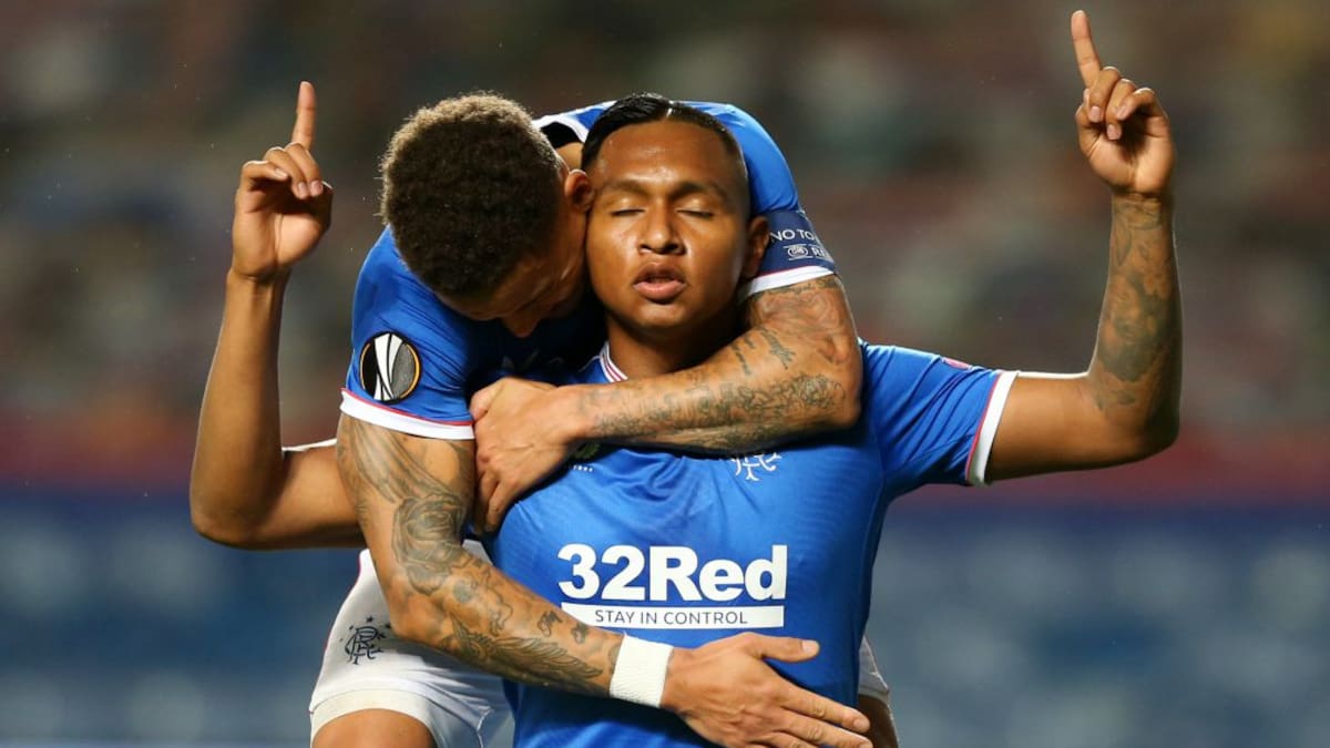Alfredo Morelos le entregó la victoria al Rangers en la Liga de Europa