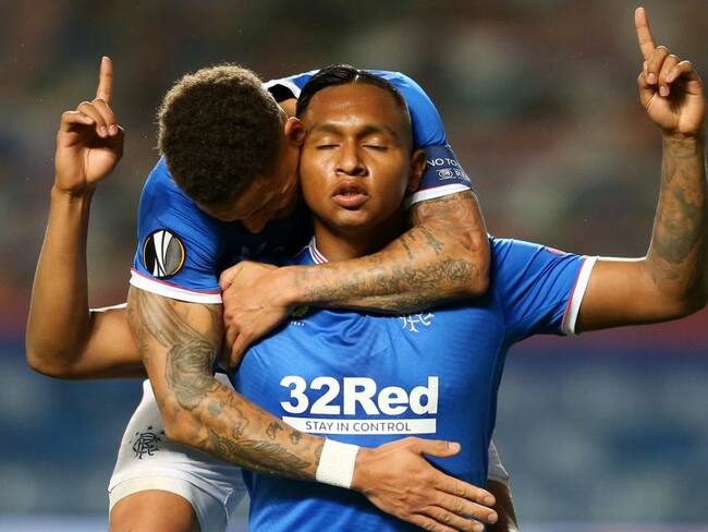 Alfredo Morelos le entregó la victoria al Rangers en la Liga de Europa