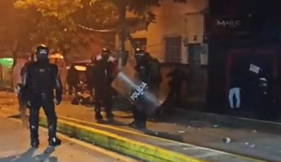 El grupo llamado primera línea lideró la movilización en rechazo a las denuncias abuso de menores