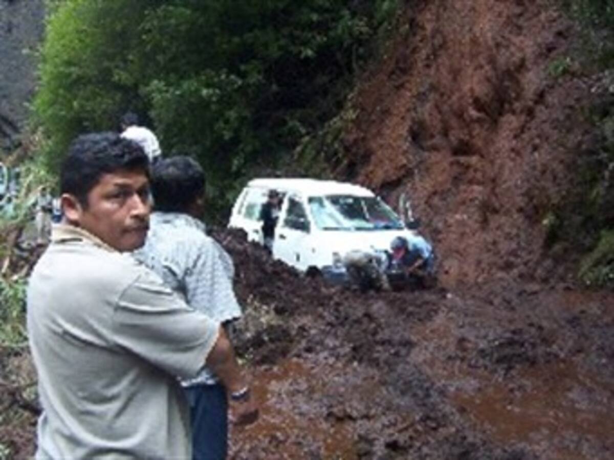 Dos personas muertas deja alud en Antioquia