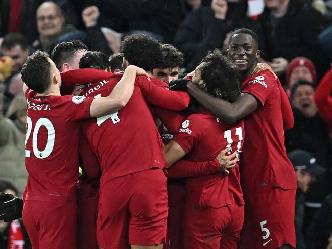 Liverpool venció 7-0 al Manchester United por la Premier League (Photo by PAUL ELLIS/AFP via Getty Images)