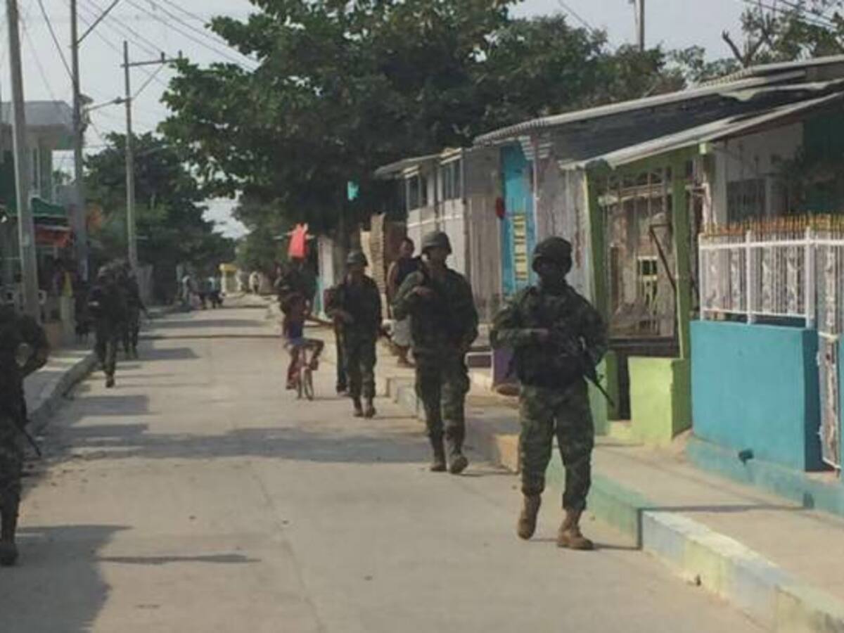 Infantería de Marina inició controles en barrios de Cartagena