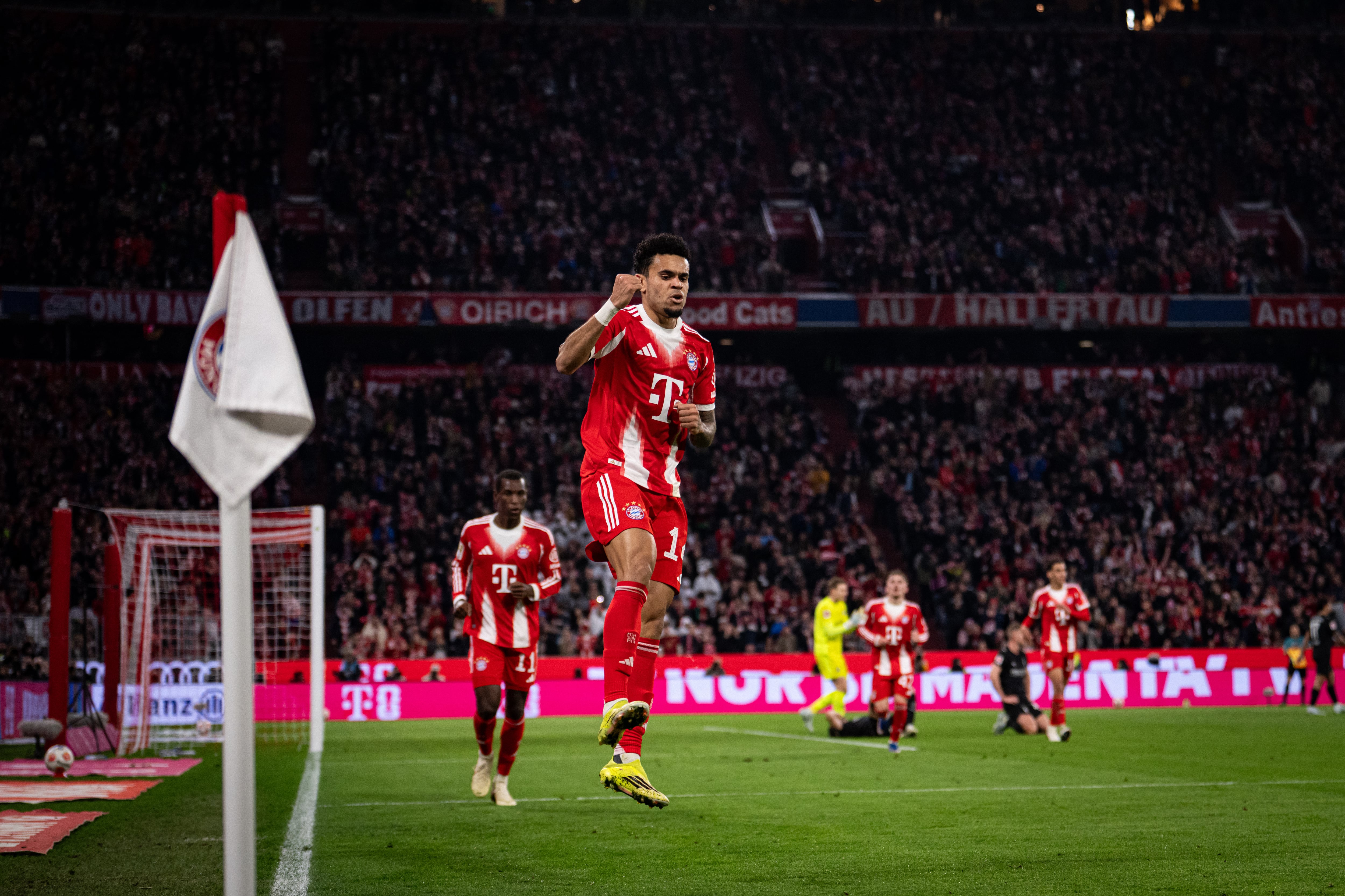 Tabla de goleadores Bundesliga: Luis Díaz marcó en Bayern Múnich y le recortó distancia a Harry Kane. (Photo by S. Mellar/FC Bayern via Getty Images)