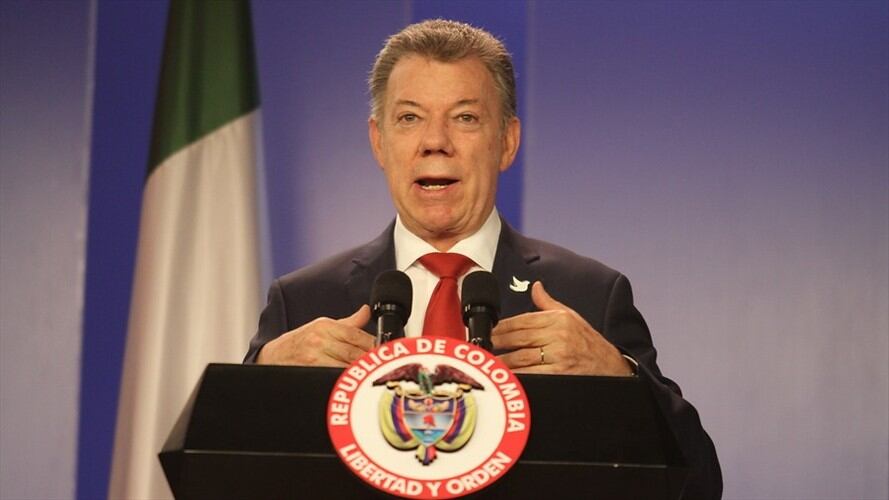 Juan Manuel Santos anunció que el Gobierno presentará un proyecto de reforma constitucional para reformar el sistema de regalías. Foto: Colprensa - Sofía Toscano