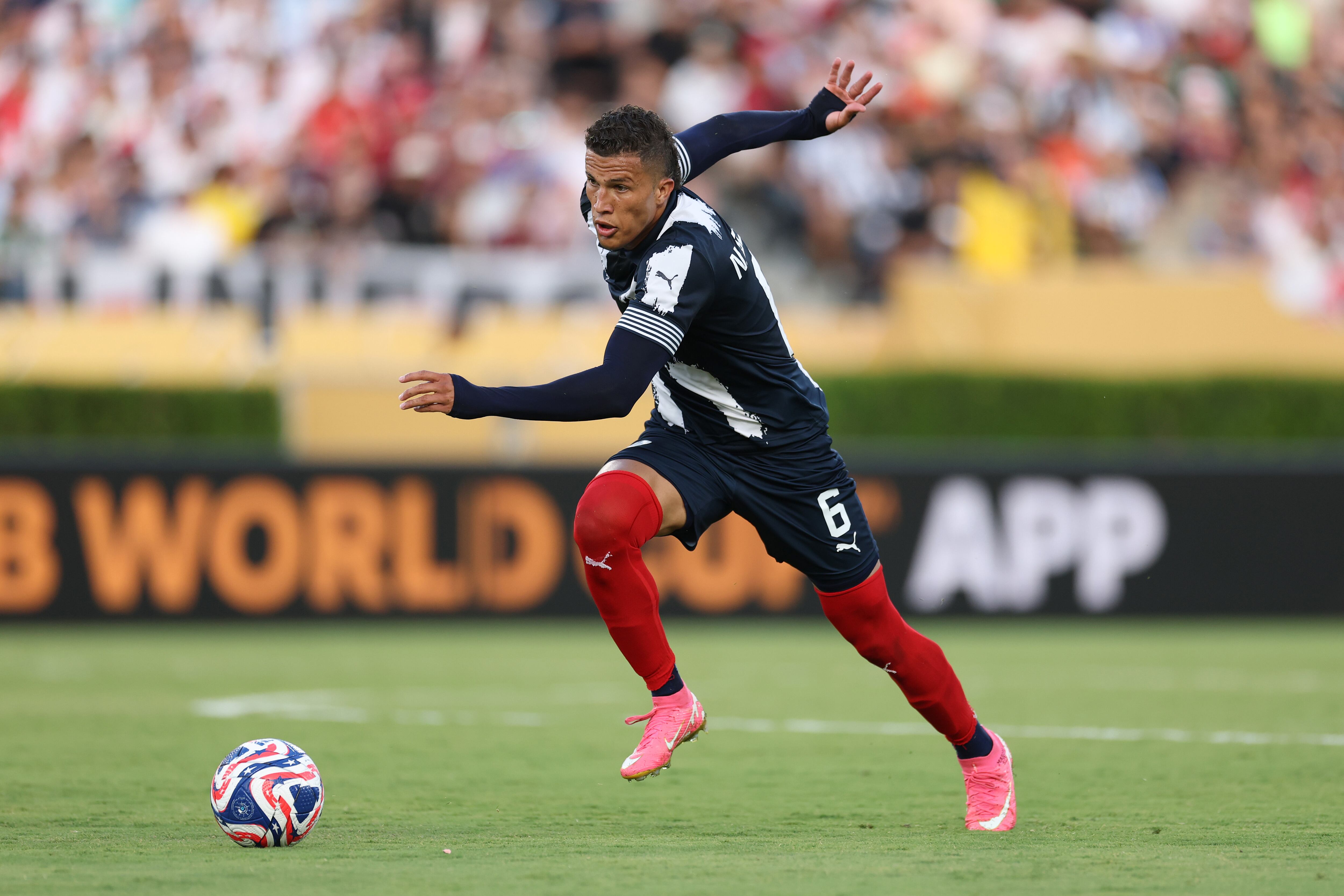 Nelson Deossa en su partido ante River Plate. (Photo by Sean M. Haffey - FIFA/FIFA via Getty Images)
