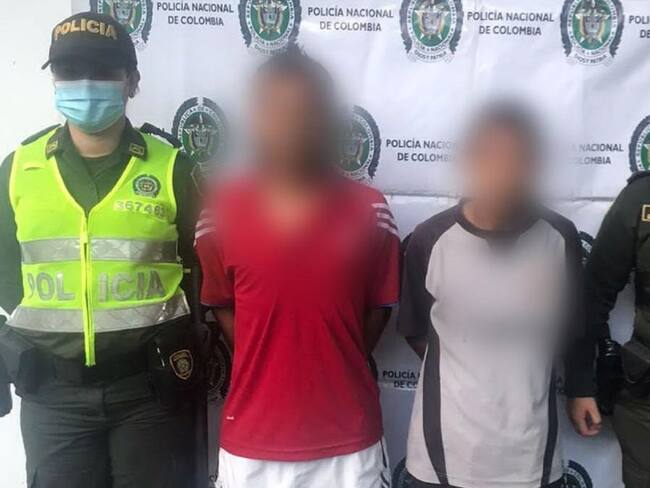 Hermanos capturados por agredir a un ciudadano en Ibagué