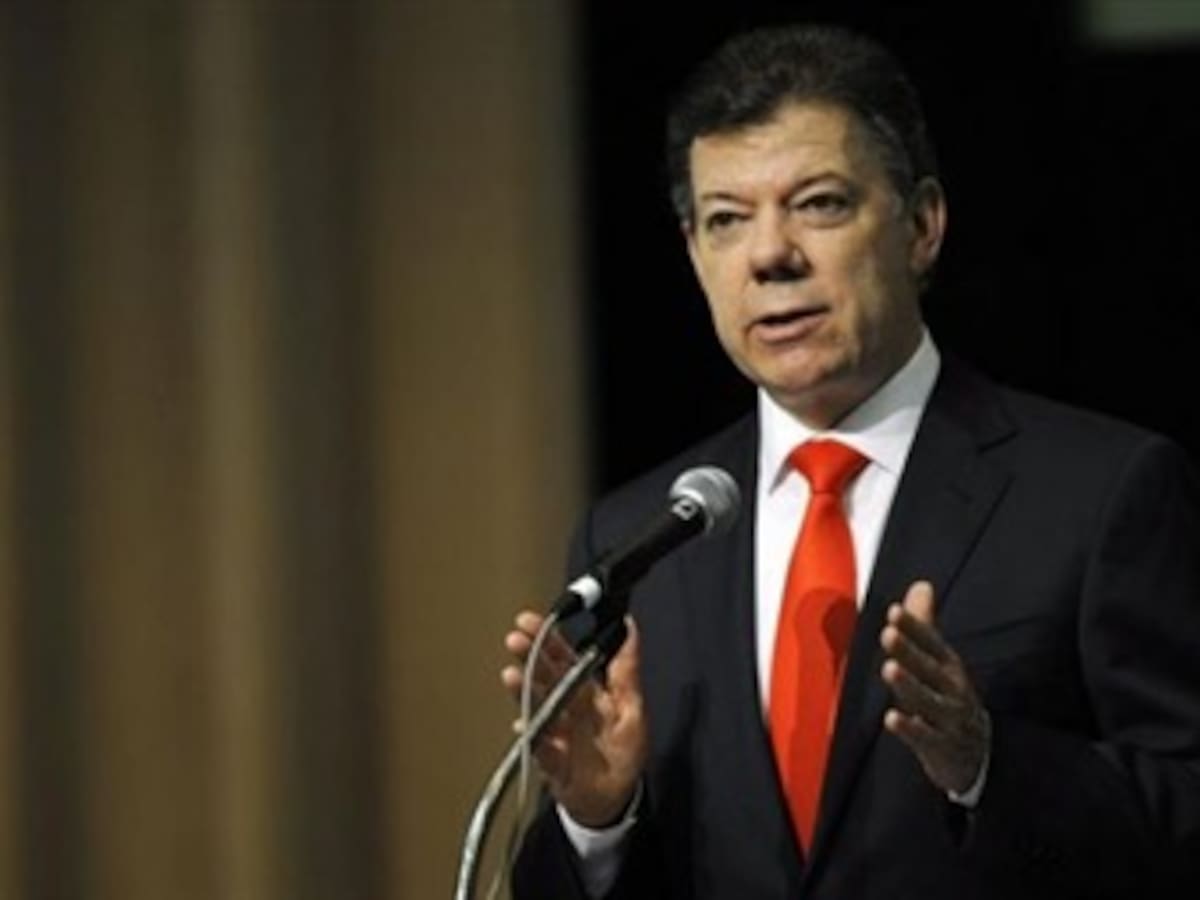 Tengo el apoyo del pueblo colombiano: Santos