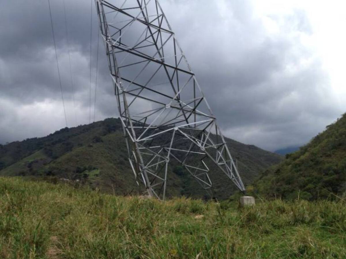 El ELN quería volar otra torre de energía para dejar sin luz el sur de Bolívar