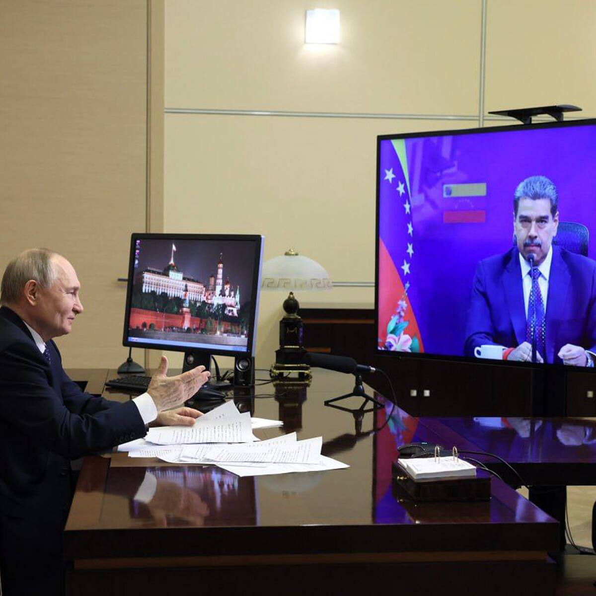 Putin y Maduro anuncian que ampliarán la cooperación entre Rusia y Venezuela