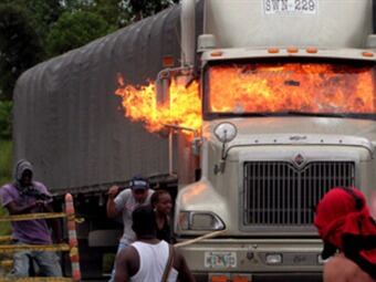 Paro minero. Foto: El Tiempo