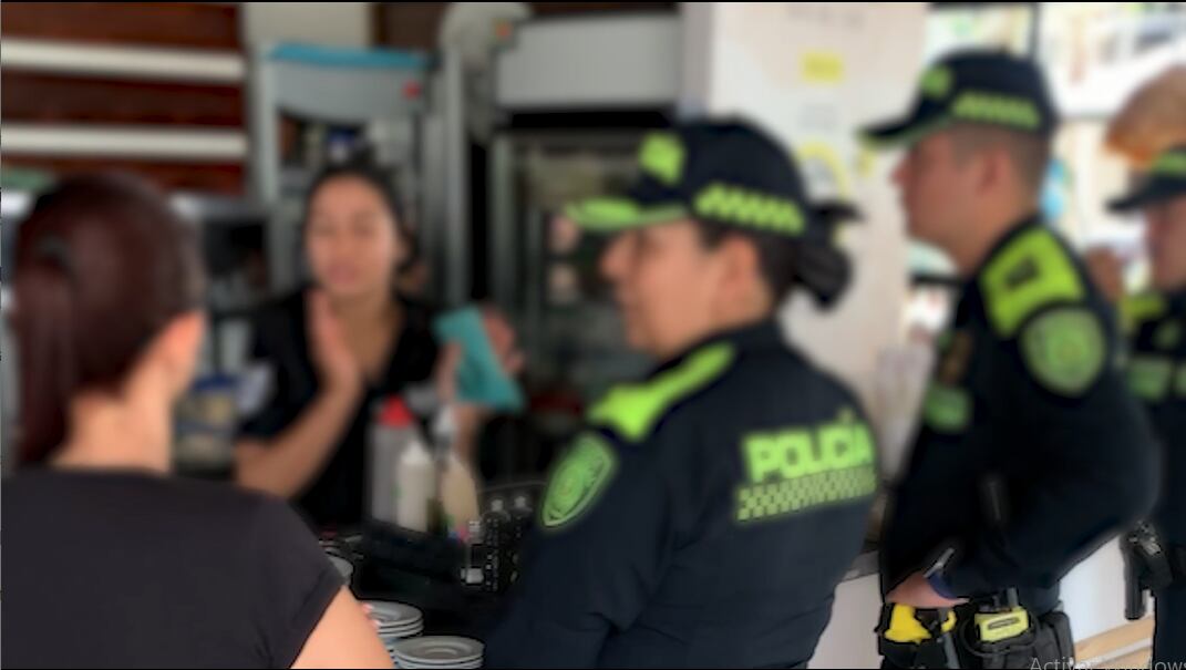 Avanza la investigación en el lugar donde se presentó el hurto - Policía Metropolitana de Pereira.