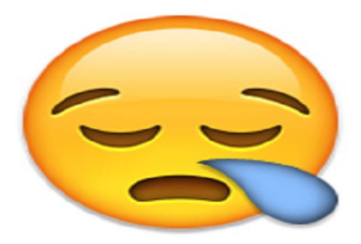 Este emoji significa sueño, estar durmiendo.