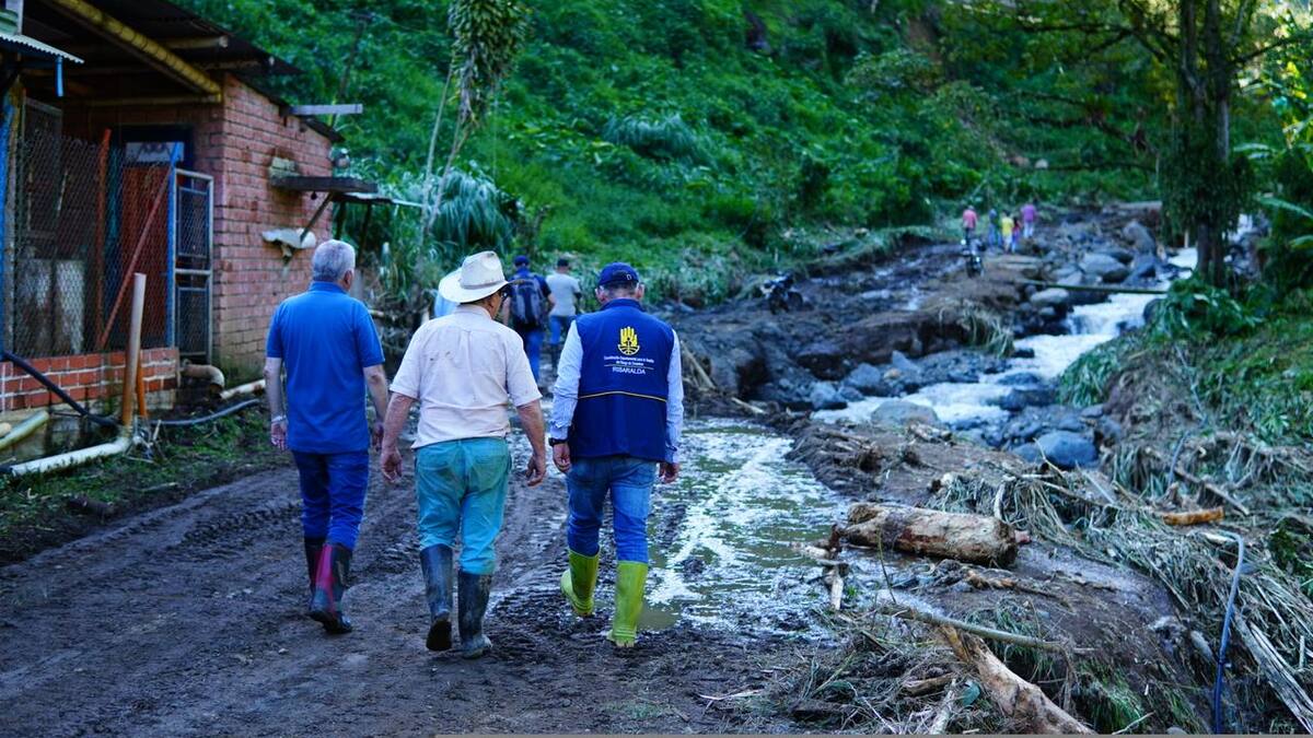 Cerca de 130 familias resultaron damnificadas por un vendaval en Belén de Umbría, Risaralda