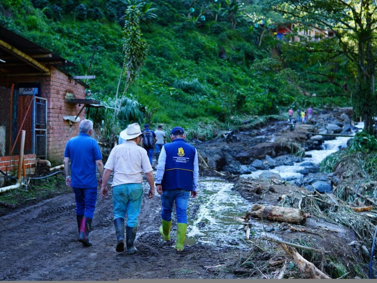 Cerca de 130 familias resultaron damnificadas por un vendaval en Belén de Umbría, Risaralda