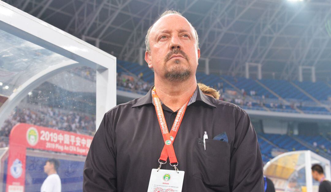 Rafa Benítez, entrenador español que estaría muy cerca de firmar con el Everton