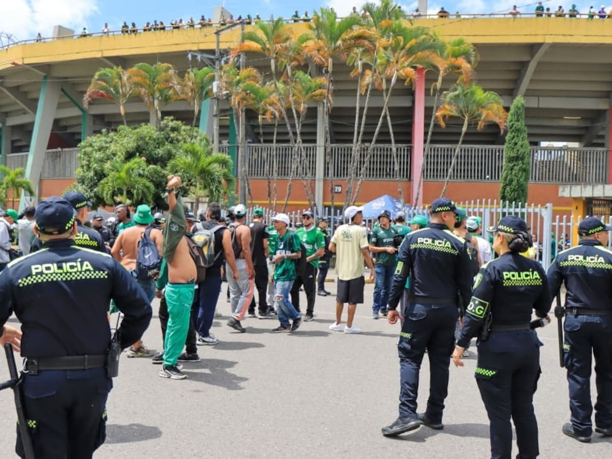 Disturbios entre hinchas de Tolima y Cali dejan cuatro heridos en Ibagué