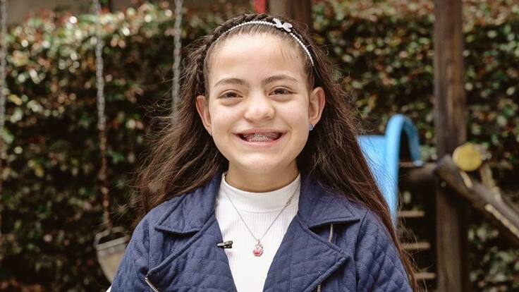 Luna Ramírez y la construcción de una sonrisa llena de alegría.