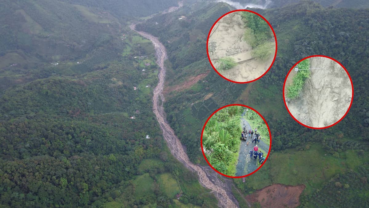 Colapsó puente que comunicaba el municipio de El Águila en el Valle con el departamento de Risaralda