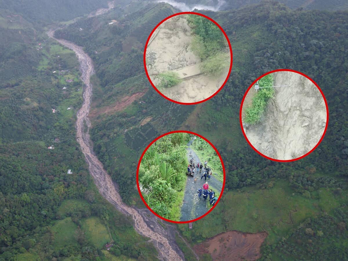 Colapsó puente que comunicaba el municipio de El Águila en el Valle con el departamento de Risaralda
